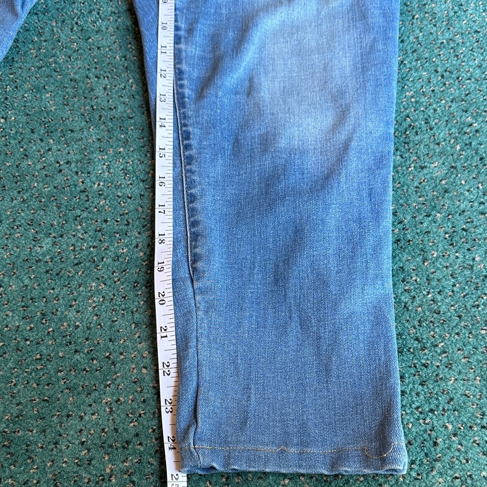 ANA Women Jeans High Rise Jegging 18 Crop Ankle 25inch inseam - Picture 7 of 7